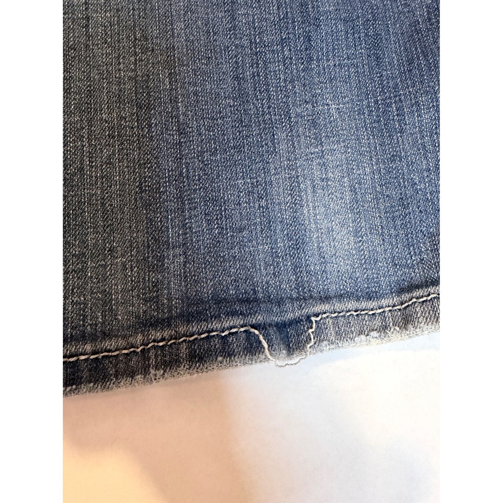 Miss Me Bootcut Jeans Blue Embroidered Crystal Embellished Size 29 - Picture 12 of 14